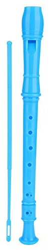 Dilwe 8-Loch-Kunststoff-Flötenklarinette mit Putzstock und Anleitung für Kinder Anfänger( Blau)