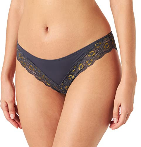Triumph Damen Lovely Micro Tai Taillenslip, Grau, 34 (Herstellergröße: XS)