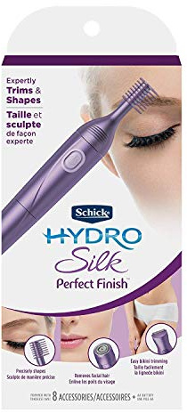 Schick Hydro Silk Perfect Finish Trimmer, 8-in-1 Grooming Kit for Women