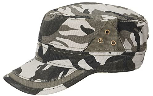 Leoodo Herren Damen Military Army Stil Cap aus Baumwolle verstellbare Sonnen Kappe für Wandern und Sport, Mütze Farbe 2020:Tarnung Grün