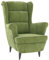 vidaXL Sessel, Relaxsessel mit gepolstertem Sitz Armlehnen, Fernsehsessel Loungesessel für Wohnzimmer, Polstersessel Ruhesessel, Hellgrün Samt