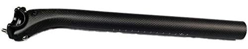 Roadkey Fahrradsattelstütze,Sattelstütze Carbon Rennrad/Mountainbike Rennrad, MTB, Vollkarbonfaser, Durchmesser 31,6 cm, Länge 350 mm, matt