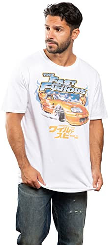 Cotton Soul Fast and Furious Fast X Supra Unisex T-Shirt Weiß, weiß, XXL