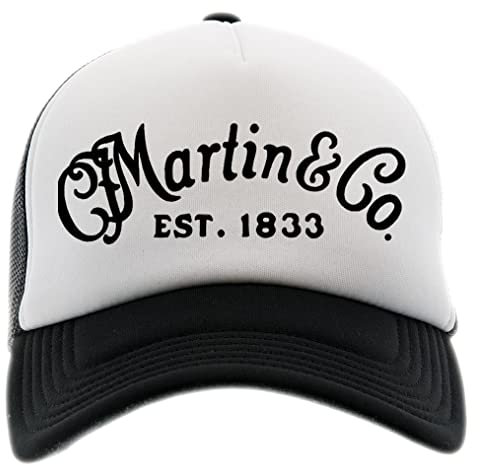 BIOCLOD C. F. Martin Guitars Männer Frauen Unisex Baseball Kappe Schwarz Weiss Men Women Cap Black White