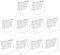 SENTOP 10PCS Clear Acrylic Knife Blade Display Stand Holders Folding Knife Display Stand Holder Pocket Knives Showcase