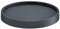 Sottovaso Tondo Ø29 Bordo per Trattenere l'Acqua con Ruote 360° Design Moderno Colore Nero in Plastica
