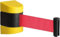 10 m/33 ft magnetischer, einziehbarer Warteschlangen-Barrieregurt, Wandmontage-Sicherheitsgurt mit ABS-Gehäuse, for Parkplätze im Freien, Einzelhandelsgeschäfte, Flughäfen, Banken, Hotels ( Color : Re