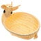 UPKOCH 1stk Tierischer Obstkorb Rattan Gewebter Wäschekorb Geflochtene Obstschale Gewebte Frucht Ostern Süßigkeitenhalter Tablett Geflochtener Obstkorb Gewobener Korb Weide Brot Zubehör