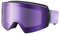 AVAWAY Skibrille Snowboard Brille Zylinder Verspiegelt Magnet-Wechselsystem OTG UV-Schutz Anti Fog Linse