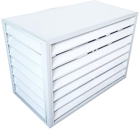 Unidad Exterior de Aire Acondicionado Tipo Cubierta, Deflector de Aire Acondicionado, Reducción de Ruido, A Prueba de Polvo e Impermeable, Protección del Sistema Exterior, Adecuado