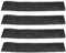 SG Store 4 Stück Schwarzer Filterschaumstoff 295x70x5mm Dunstabzugshauben Schwammstreifenfilter Ersatzfilter Grober Schaumstoffplattenfilter Kompatibel mit Nuair Opus