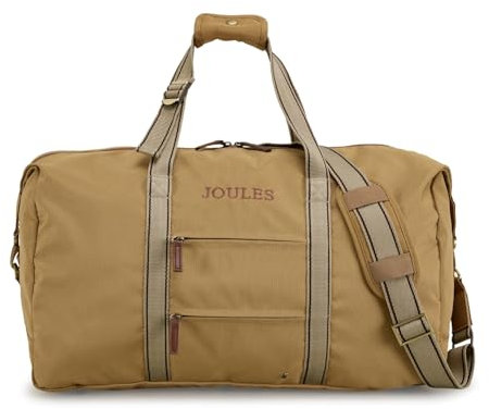 Joules Travel Collection Duffle Bag, Portable, Carry On, Weekender, One Size, Tan