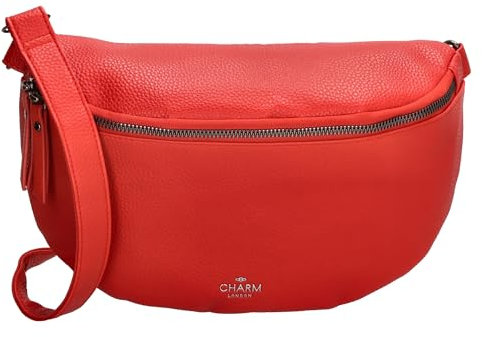 Charm London Gürteltasche Damen - Stilvolle Hüfttasche aus Leder mit Verstellbarem Gurt und Reißverschluss - Praktische Festival Tasche in Verschiedenen Farben
