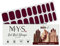 MYSc Gel Nail Wraps (Vampire's Kiss), Semi-Cured Gel Nail Wraps, 20 UV Gel Strips for a Long-Lasting, Salon-Quality Manicure at Home, Easy to Apply, No Smudges, Easy to Remove, Works with Any UV Lamp