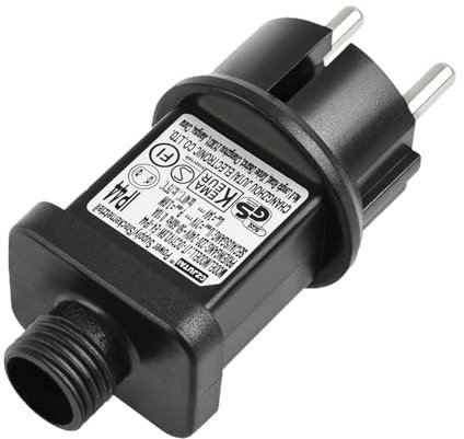 31V LED Netzteil, Stecker für Weihnachtsbeleuchtung, Adapter Transformator Treiber IP44 3.6W für Niederspannungs LED