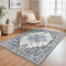 GENIMO Vintage Teppich 80x150cm, Teppiche Wohnzimmer, Waschbare Teppiche, Boho Teppich, Klein Carpet rutschfest, Schlafzimmer, Esszimmer, Büro
