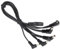 Matybobe Gitarreneffekte-Netzteil-Adapterkabel für Mehrere Pedale, 5-Wege-Daisy-Chain