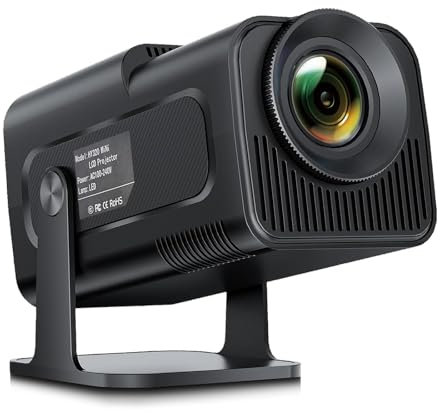 Mini projecteur WiFi Bluetooth portable pour l'extérieur avec prise en charge 1080p - Projecteur de voiture à la maison (HY320-mini)