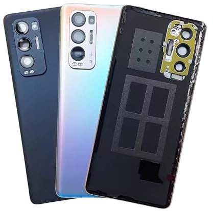 for Oppo Find X3 Neo 5G CPH2207 Back Glass Battery Door Cover Replacement Rear Housing Case with Camera Lens Rear Glass Panel Back Cover Repair Parts (Special Edition)