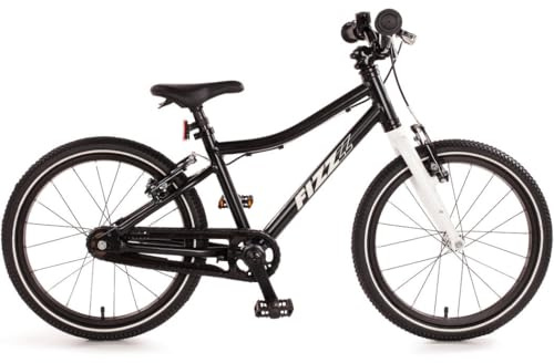 Bachtenkirch Fizz Leichtes Kinderfahrrad 18 Zoll Fahrrad Schwarz Matt Jungen ab 4 Jahre nur 6 kg leicht