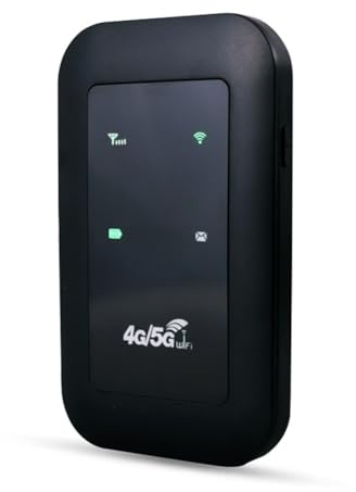 4G LTE Router with 3G/4G SIM Card Slot, 150Mbps Mobile WiFi Hotspot Modem Dongle, WiFi Repeater Network Extender Signal Amplifier for Travel Home Office