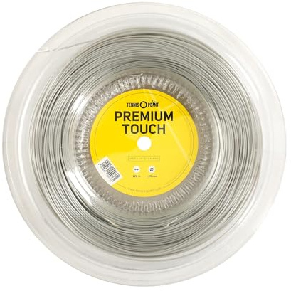 Tennis-Point Premium Touch Saitenrolle 220m Saitenstärke 1,20 grau
