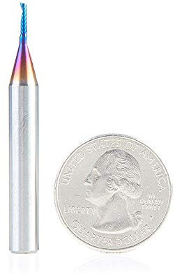Amana Tool - 51441-K Vollkarbid CNC Spektra Extreme Tool Life Coated Spiral 'O' Single