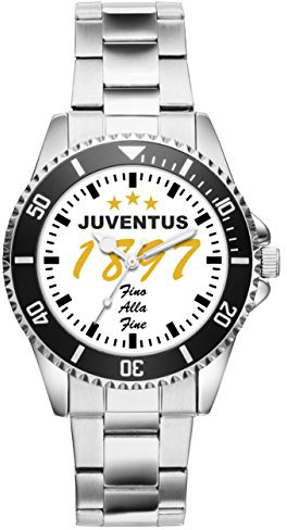 KIESENBERG Herrenuhr Armbanduhr Geschenk für Juventus Fan Artikel Idee Analog Quartz Uhr 6060