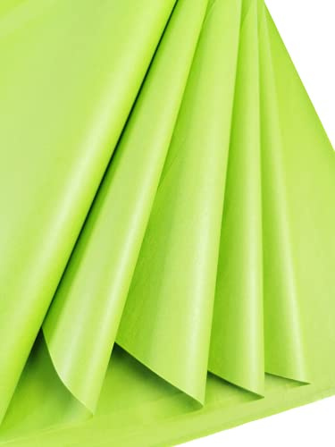 Seidenpapier, Bastelpapier, säurefrei, 60 Stück, Lindgrün