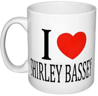EC C45 I Love Shirley BASSEY Mug, Ceramic