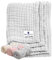 Babydecke Musselin von Nordic Coast Puckdecke Krabbeldecke Spucktuch (Grau, 90x120 cm)