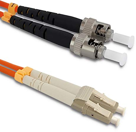 Qoltec Patchcord Fiber Optic LC/UPC - ST/UPC | Multimode | 50/125 | OM2 | Duplex | 2m
