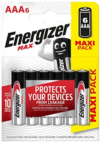 Blister 6 pile ministilo AA A - Energizer Max
