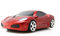 KLEIN Design CM0015 Kabellose Maus, Sportwagen Design, 2.4 GHz Verbindung via Nano-USB-Empfänger, Optischer Sensor, Für Links- und Rechtshänder, in Farbe rote.