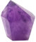 EDEN'S CALL 70–79 g, natürlicher Amethyst, Kristallspitze, unregelmäßig, 6 facettierte, sechseckige Steinprisma für Reiki-Heilung, Meditation, Therapie, Heimbüro, Schreibtischdekoration