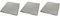Ufixt 3 x Cooker Hood Metal Mesh Grease Filter for Kitchen Extractor Fan Vent 270mm x 320mm