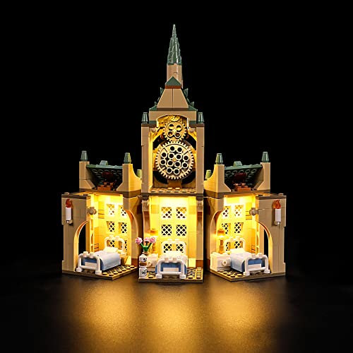 GEAMENT LED Licht-Set Kompatibel mit Lego Harry Potter Hogwarts Krankenflügel (Hospital) - Beleuchtungsset für 76398 Baumodell (Modell-Set Nicht enthalten)