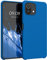 kwmobile Hülle kompatibel mit Xiaomi 11 Lite (5G) NE/Mi 11 Lite (5G) Hülle - Silikon Handy Case - Handyhülle weiche Oberfläche - kabelloses Laden - Blue Reef