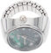 Mikikit Geburtstagsgeschenk Fingerring Ringuhr für Uhr Ringfinger Ringfinger Ringuhr Damen Herren- Fingerschmuck Moderinge