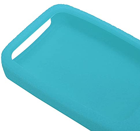 Funda Protectora de Silicona para Xiaomi 4S TV, Funda Antideslizante a Prueba de Golpes de Piel Suave Lavable sin Bloquear la Apertura de Infrarrojos, Fácil de Sostener y Controlar (Azul Turquesa)