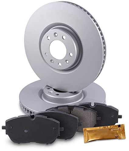 ATEC Germany Bremsenset Vorderachse inkl. Bremsscheiben Ø 330 mm Belüftet + Bremsbeläge Vorne