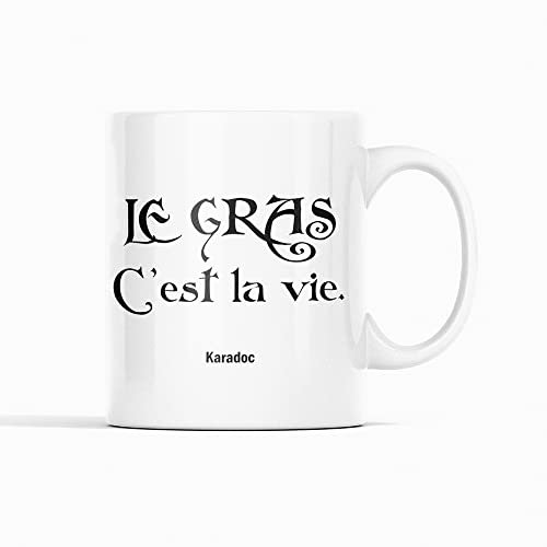 Encre et créations Mug céramique - Le gras, c'est la vie