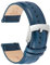 OTTOODY Leder Uhrenarmbänder 18mm-22mm, Schnellverschluß Elegantes Armband für Herren und Damen, Hochwertiger Ersatz für Uhr und Smartwatch