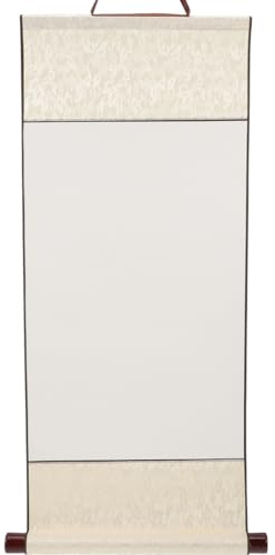 Tofficu Parchemin Vierge Multifonction 27.56X11.81 Pouces Rouleau Papier De Riz Pour Calligraphie Chinoise Peinture À L’Encre Et Aquarelle Avec Boîte De Rangement Décoration Murale