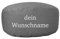 Meditationskissen Yogakissen Celine Madeleine Bezug waschbar, gefülltes Innenkissen mit Bio-Dinkelspelzen 33 x 15 cm geeignet für Anfänger und Geübte personalisierbar (grau/personalisierbar)