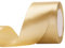 G2PLUS Gold Satinband 50mm, Breit Dekoration Geschenkband, 22m Schleifenband zum Bastel, Gold Satin Dekoband für Geschenkverpackung, Dekoration