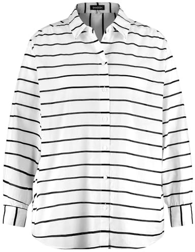 Samoon Leichte Longbluse aus Baumwoll-Voile - 46