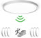 OPPEARL [6 Stücke LED Deckenleuchte mit Radar Bewegungsmelder, 24W 2400LM LED Lampe mit Bewegungsmelder Innen Rund, 4000K Deckenlampe Bewegungsmelder als Flurlampe, Balkon/Garage Lampe, Ø30CM
