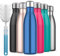 Insulated Water Bottle, Insulated Water Bottle Double Wall Vacuum Stainless Steel Bottle Leak Proof Keeps Hot with a Cleaning Brush -500ml Stainless Steel Vacuum Bottle (Blue)