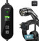 LCLCTEK EV Charger Cable Type 2 to 3 Pin Plug, Portable UK 3 Pin EV Charger, Electric Car Charger [8/10/13A], EV Car Charger with LED Display, IP66 Waterproof, Type 2 Cable EVs and PHEV (Black, 8m)